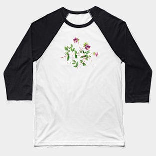 September 2nd birthday flower Baseball T-Shirt